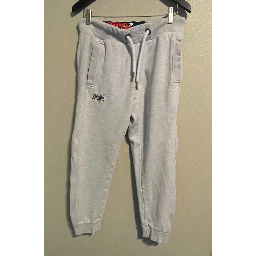 Superdry Orange Label Slim Fit Jogger Sweatpants Medium Gray Comfy Casual